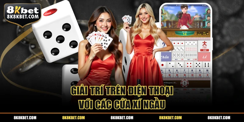 Giải trí trên điện thoại với các cửa xí ngầu